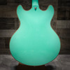 D'Angelico Premier DC Semi-Hollow Electric Guitar - Surf Green (DAPDCSGRNS) | Musician Madness