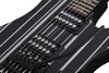Schecter Synyster Standard Electric Guitar - Gloss Black w/ Silver Pinstripes (1739) | Musician Madness