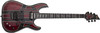 Schecter C-1 FR-S Przym Vespid Electric Guitar - Metallic Red (927) | Musician Madness