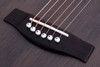 Schecter Deluxe Acoustic Electric Guitar - Satin See Thru Black (3716) | Musician Madness