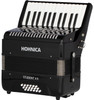 Shop the Hohnica Student II X 18-Bass Piano Accordion in Black (STUXII) at Musician Madness. Compact, beginner-friendly design with classic accordion tone.