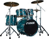 Shop the Sonor AQ1 Studio Set in Caribbean Blue (AQ1-STUDIOWMCCB) at Musician Madness. Punchy birch tone, compact studio sizes, premium Sonor build.