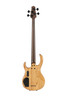 H. Jimenez 4-String Glossy Natural Walnut Top Bass Guitar (LBS4-WT) with deluxe padded gig bag