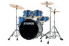 Sonor AQX Stage Set - Blue Ocean Sparkle w/ 1000 Series Hardware (AQX STAGE NC BOS) | Musician Madness