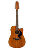 H. Jimenez Glossy Guitarra Doble 12-String Cutaway Electric - Glossy Natural Mahogany w/ Hardwood Case (LGD1-CENM) | Musician Madness