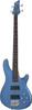 Schecter C-4 Deluxe Electric Bass - Satin Metallic Light Blue (585) | Musician Madness