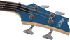 Schecter C-4 Deluxe Electric Bass - Satin Metallic Light Blue (585) | Musician Madness