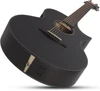 Schecter Orleans Stage-7 Acoustic Electric Guitar - Satin See Thru Black (3709) | Musician Madness