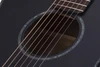 Schecter Orleans Stage-7 Acoustic Electric Guitar - Satin See Thru Black (3709) | Musician Madness