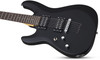 Schecter C-6 Deluxe Left-Handed Electric Guitar - Satin Black (433) | Musician Madness