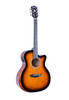 Washburn WCG10CE Comfort Series Grand Auditorium Cutaway Acoustic Electric Guitar - Desert Sunset (WCG10CE-U) | Musician Madness