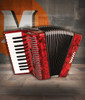 Hohnica 12 Bass Entry Level Piano Accordion - Pearl Red (1303-RED)|Musician Madness