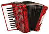 Shop the Hohnica 48-Bass Entry-Level Piano Accordion in Pearl Red (1304-RED) at Musician Madness. Beginner-friendly, lightweight, and great value.