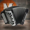 Hohner Compadre EAD Accordion - Black Silver Grille w/ Gig Bag (COEB-N) | Musician Madness