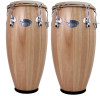 Toca Synergy Deluxe 10"/11" Conga Set with Basket Stands - Natural (2350-N) | Musician Madness