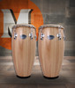 Toca Synergy Deluxe 10"/11" Conga Set with Basket Stands - Natural (2350-N) | Musician Madness