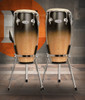 Toca Synergy Deluxe 10"/11" Conga Set with Basket Stands - Coffee Fade (2350-CF)