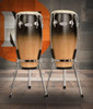 Toca Synergy Deluxe 10"/11" Conga Set with Basket Stands - Wine Fade (2350-WF) | Musician Madness