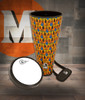 Toca Sympatico 12" Nesting Ashiko - Kente Cloth (TSSNA-12K-FP) | Musician Madness