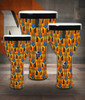 Toca Sympatico Nesting Djembe Set of 3, 8"/10"/12", Pretuned Fiber - Kente Cloth (TSSND-3PCK-FP) | Musician Madness