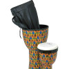 Toca Sympatico Nesting Djembe Set of 3, 8"/10"/12", Tunable Fiber - Kente Cloth (TSSND-3PCK-FT) | Musician Madness