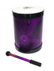 Toca Sympatico Nesting 12" Djun-Djun, Pretuned Fiber with Dot - Woodstock Purple (TSSNDD-12WP-FDP)