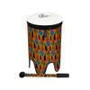 Toca Sympatico Nesting 12" Tom-Tom, Pretuned Fiber with Dot - Kente Cloth (TSSNT-12K-FDP) | Musician Madness