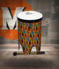 Toca Sympatico Nesting 14" Tom-Tom, Pretuned Fiber with Dot - Kente Cloth (TSSNT-14K-FDP)
