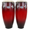 Toca Synergy Deluxe 10"/11" Conga Set with Basket Stands - Wine Burst Matte (2350-WB)