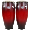 Toca Synergy Deluxe 10"/11" Conga Set with Basket Stands - Wine Burst Matte (2350-WB) | Musician Madness