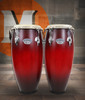 Toca Synergy Deluxe 10"/11" Conga Set with Basket Stands - Wine Burst Matte (2350-WB) | Musician Madness