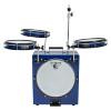 Toca KickBoxx Pro Suitcase Drum Set - Blue (TKSDS-PRO-BL)