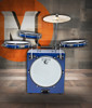 Toca KickBoxx Pro Suitcase Drum Set - Blue (TKSDS-PRO-BL) | Musician Madness