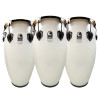 Toca Custom Deluxe Fiberglass Tumba, Margarita Blanca, Black Chrome Hardware (4612-1/2FMB) | Musician Madness