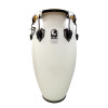 Toca Custom Deluxe Fiberglass Tumba, Margarita Blanca, Black Chrome Hardware (4612-1/2FMB) | Musician Madness