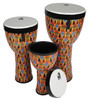 Toca Sympatico Nesting 10" Djembe, Pretuned Fiber - Kente Cloth (TSSND-10K-FP)
