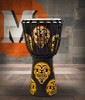 Toca Street Series Carved Djembe, 12" Large - Watcher (TSSDJ-LTW)