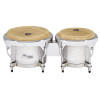Toca Custom Deluxe Fiberglass Bongos - Silver Sparkle (4600FS)