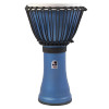 Toca Freestyle Rope-Tuned Djembe, 12" - Matte Ocean Blue (SFDJ-12OB) | Musician Madness