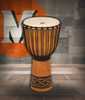 Toca Origins Wood Djembe, 12" - Cloth Kente (TODJ-12CK) | Musician Madness