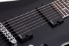 Schecter Damien Platinum-7 Electric Guitar - Satin Black (1185) | Musician Madness