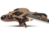 Schecter Wrathmaker Electric Guitar - Spalted Maple with Black Burst (4589)