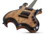 Schecter Wrathmaker - Spalted Maple with Black Burst (4589)