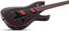 Schecter Sunset-6 ET Red Dawn Electric Guitar - Gloss Black (3892)