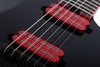 Schecter Sunset-6 ET Red Dawn Electric Guitar - Gloss Black (3892)