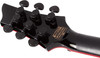 Schecter Sunset-6 ET Red Dawn Electric Guitar - Gloss Black (3892) | Musician Madness