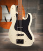 Schecter J-4 Sixx Electric Bass Guitar - Worn Ivory (355) | Musician Madness