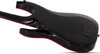 Schecter Sunset-6 Red Dawn Electric Guitar - Gloss Black (3890) | Musician Madness