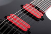 Schecter Sunset-6 Red Dawn Electric Guitar - Gloss Black (3890) | Musician Madness