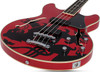 Schecter Simon Gallup Corsair Electric Guitar - Red (2240) | Musician Madness